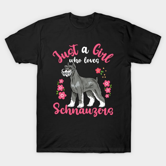 Schnauzer Dog Schnauzer Lover T-Shirt by CreativeGiftShop